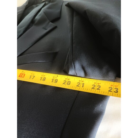 Vintage 70's Chaps Men Woolmark 100% Pure Wool Blazer Navy Blue Old Money - Picture 5 of 7